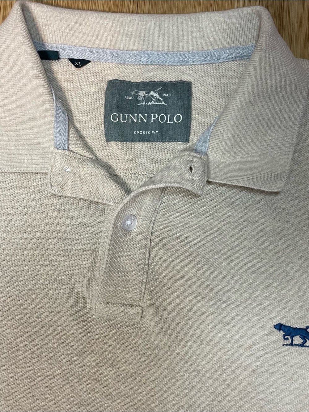 Rodd & Gunn Men's Gunn Polo Short Sleeve Shirt Beige XL 100% Australian Cotton